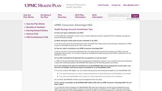 UPMC Consumer Advantage HSA - UPMC Health Plan