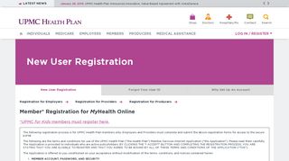 Portal Registration | UPMC Health Plan
