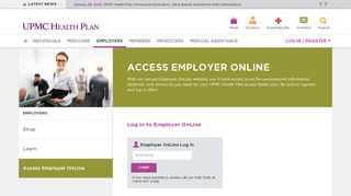 Access Employer Portal Login | UPMC Health Plan