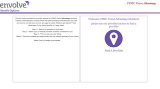 UPMC Vision Members - Envolve Vision