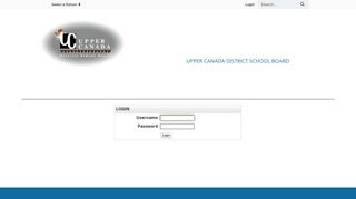 Login - Upper Canada District School Board