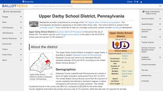 Upper Darby School District, Pennsylvania - Ballotpedia