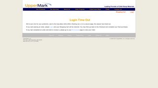 Login Time Out : UpperMark, Providing CAIA Candidates with ...