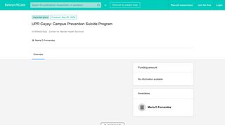 UPR Cayey: Campus Prevention Suicide Program | Center for Mental ...