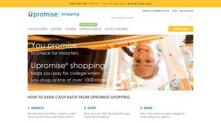 Upromise Shopping: Coupon Codes, Deals, & Cash Back