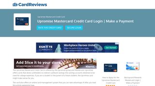 Upromise Mastercard Credit Card Login | Make a Payment