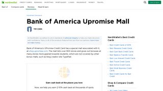 Bank of America Upromise Mall - NerdWallet