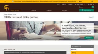 UPS Invoices and Billing Services | UPS - India - UPS.com