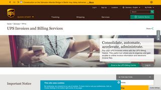UPS Invoices and Billing Services | UPS - Germany - UPS.com