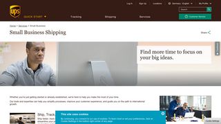 Small Business Shipping | UPS - Germany - UPS.com