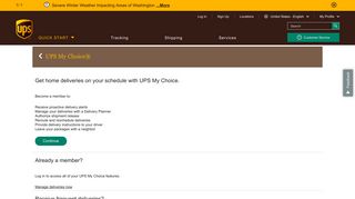 UPS My Choice - UPS.com
