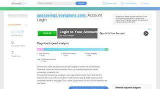 Access upssavings.voyaplans.com. Account Login