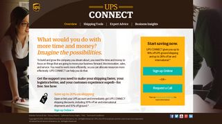 UPS CONNECT: Small Business Shipping