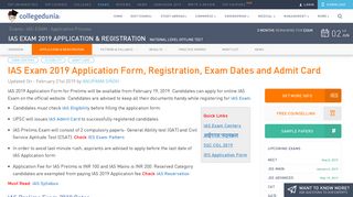 IAS 2018 Application Form, How to Apply, Eigibility, Age Limit
