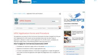 UPSC Online Application Form | UPSC IAS Registration & It's Procedure