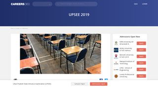 UPSEE 2019 – Application Form, Dates, Eligibility, Syllabus, Pattern