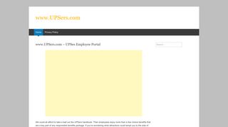 www.UPSers.com - UPSers Employee Portal