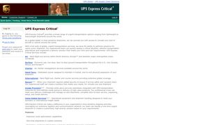 UPS Express Critical
