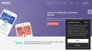 Upshot by Influitive - Authentic customer stories