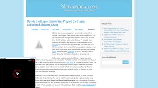 Upside Card Login- Upside Visa Prepaid Card ... - Newsnidea.com