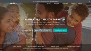 Upstart: Personal Loans | Debt Consolidation | Online Lending