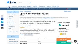 Upstart personal loans review January 2019 | finder.com