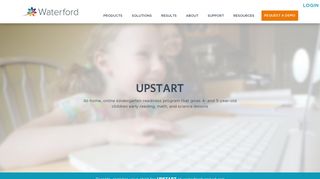 UPSTART Kindergarten Readiness Program - Waterford