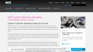 NICE Uptivity Interaction Recording | NICE