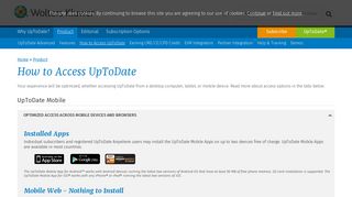 How to Access UpToDate | UpToDate