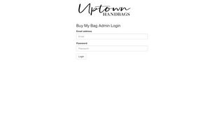 Buy My Bag Admin Login - Uptown Consignment