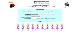 Consignor Login - The Consignment Shop