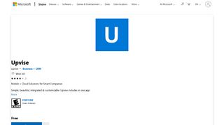 Get Upvise - Microsoft Store