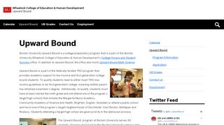 Upward Bound - Boston University