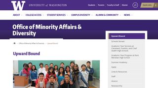 Upward Bound | Office of Minority Affairs & Diversity