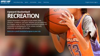 Recreation Youth Basketball Programs - Upward Sports