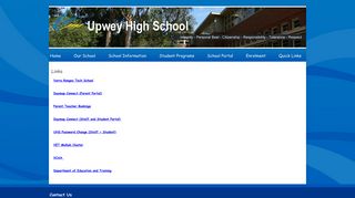Quick Links - Upwey High School