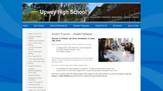 Student Pathways - Upwey High School - Student Programs