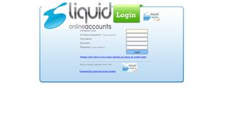 Login - Liquid Accounts