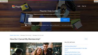 How Do I Cancel My Membership? – Playster Help Center