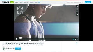 Urban Celebrity Warehouse Workout on Vimeo
