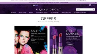 Offers | Urban Decay