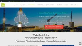 White Card Online - New Course from $38.50 ... - Urban E-Learning