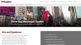 Courier Services NYC Delivery, Messenger, and local to NYC | XPO ...
