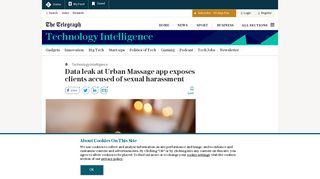 Data leak at Urban Massage app exposes clients accused of sexual ...