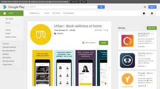 Urban - Book wellness at home – Apps on Google Play