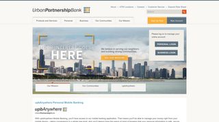 Online Banking - Urban Partnership Bank