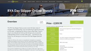 RYA Day Skipper Online Theory | Urban Truant Sailing