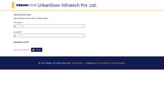 UrbanDoor Infratech Pvt. Ltd.: Member Login
