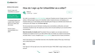 How do I sign up for UrbanSitter as a sitter? – Parent and Babysitter ...