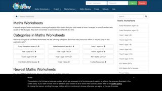 URBrainy Maths Worksheets